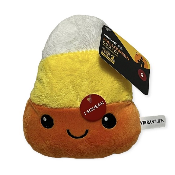 Vibrant Life Other - NWT Vibrant Life 6 Inch Squeaky Candy Corn Plush Dog Toy Small